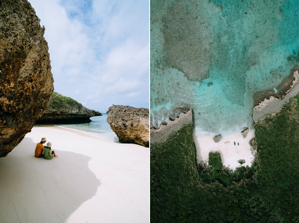 Deserted tropical beach, Miyako Island, Okinawa, Japan