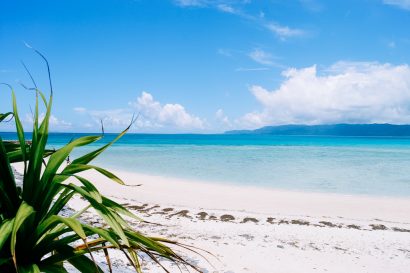 White sand tropical beach of southern Japan, Hatoma Island of the Yaeyama Islands