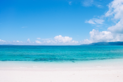 Scenic tropical beach of Japan, Yaeyama Islands, Okinawa