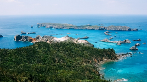 Unesco World Natural Heritage site of Ogasawara Islands, Japan