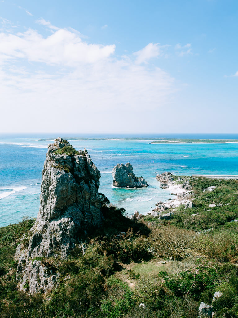 Scenic landscape of southern Japan, Izena Island, Okinawa