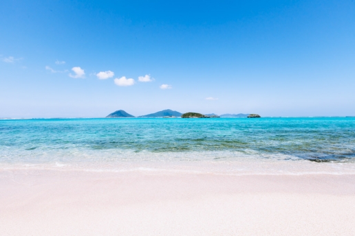 Tropical paradise of Japan, Gushikawa Island, Okinawa