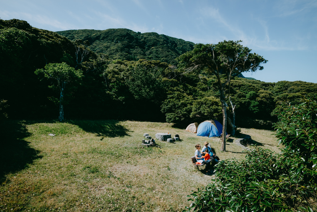 Camping on Niijima Island, Tokyo