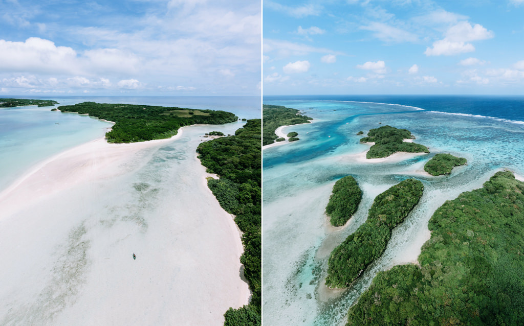 Tropical lagoon in southern Japan, Ishigaki Island of Yaeyama Islands, Okinawa