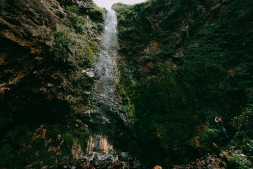 Waterfall of Hachijo-jima Island, Tokyo, Japan
