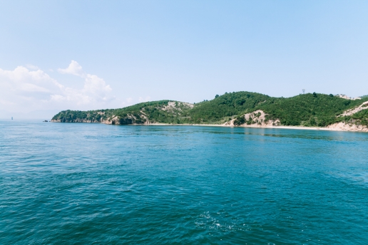 One of many beautiful islands in Seto Inland Sea, Japan