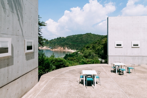 Beach view from Benesse House, Naoshima Island, Japan