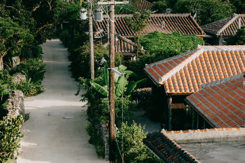 Ancient village of Taketomi Island, Okinawa, Japan