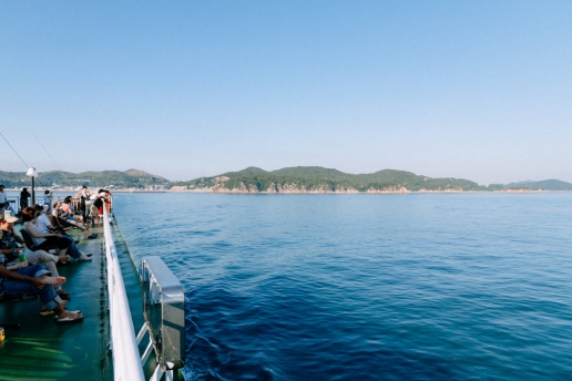 Naoshima - Takamatsu ferry, Seto Inland Sea, Japan