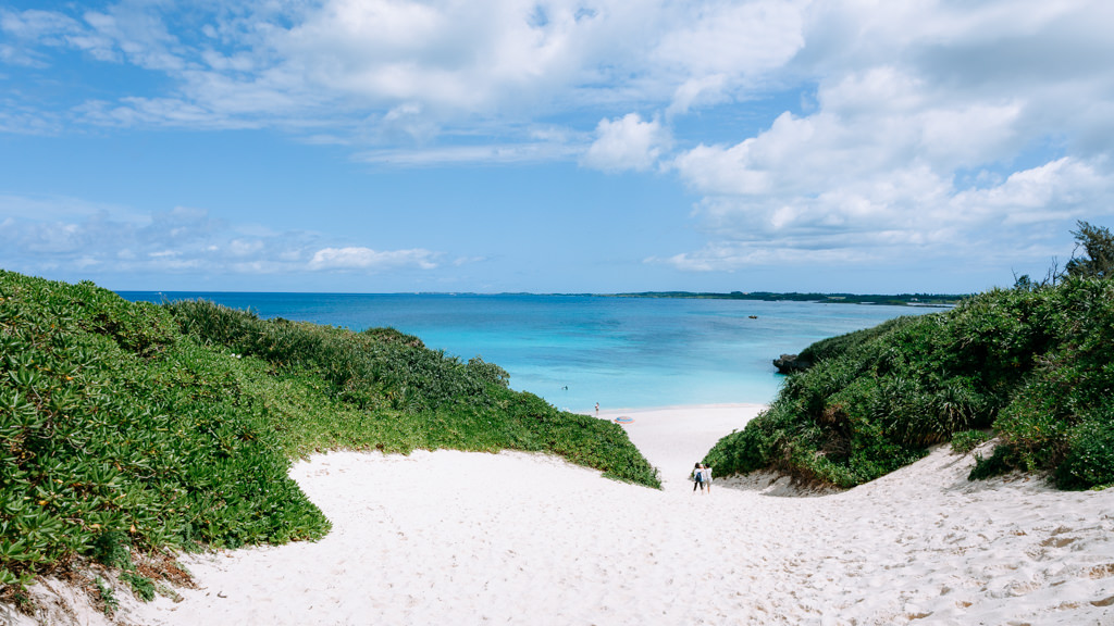 Iconic beach of Miyakojima, Okinawa, Japan