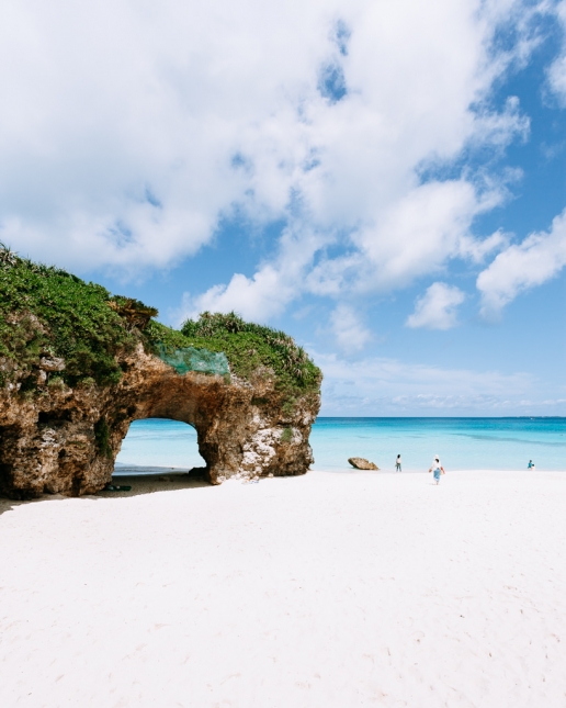 Sunayama beach of Miyako-jima, Okinawa, Tropical Japan