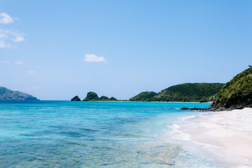 Beautiful coastline of subtropical Japan, Zamami Island, Okinawa