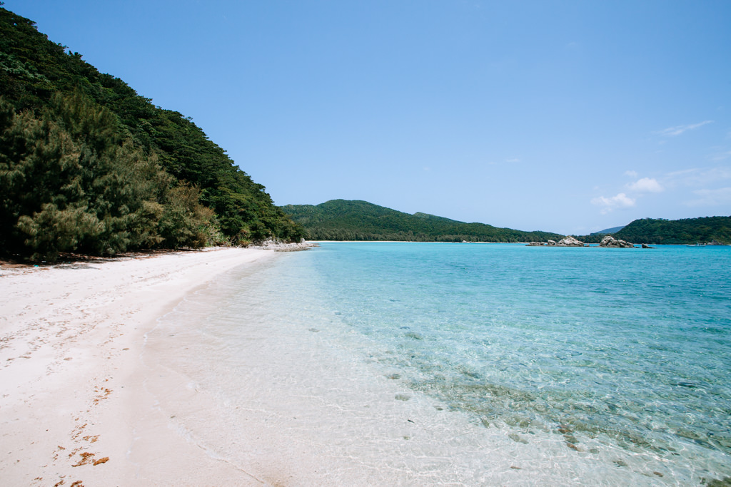 Beautiful deserted beach of southern Japan, Zamami Island, Okinawa