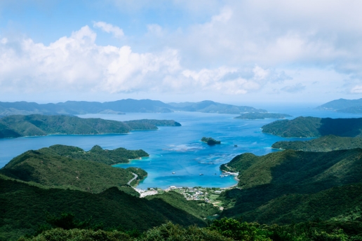 Amami Oshima Island from above, Kagoshima, Japan