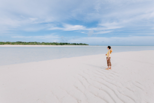Kondoi beach on Taketomi Island of Yaeyama's, Okinawa, Japan