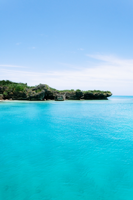 Idyllic tropical water of southern Japan, Yaeyama Islands