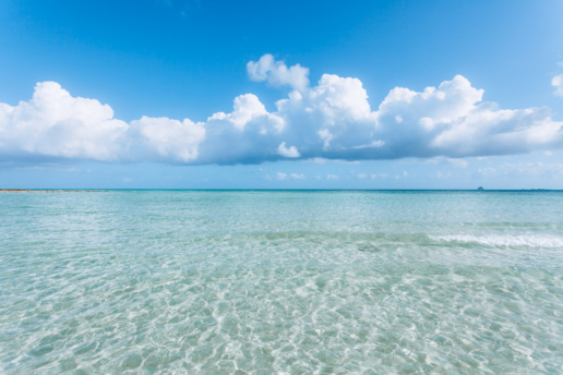 Idyllic clear water of Tropical Japan, Kume Island, Okinawa
