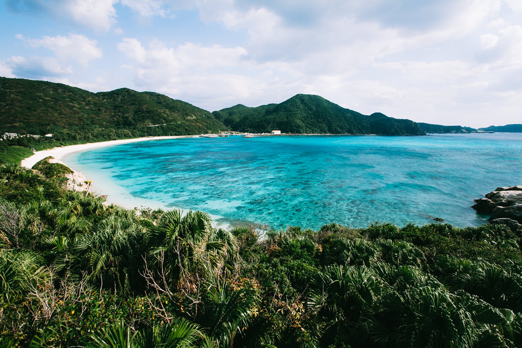 Beautiful beach of Tropical Japan, Tokashiki Island, Okinawa