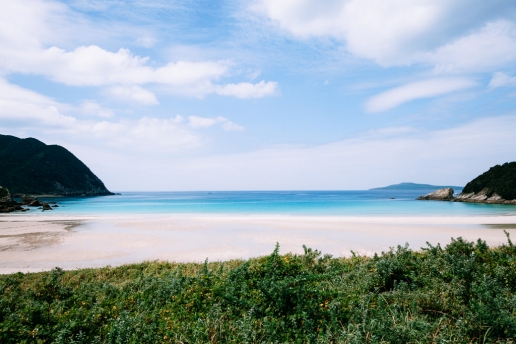 White sand beach of Nagasaki, Fukue-jima of the Goto Islands