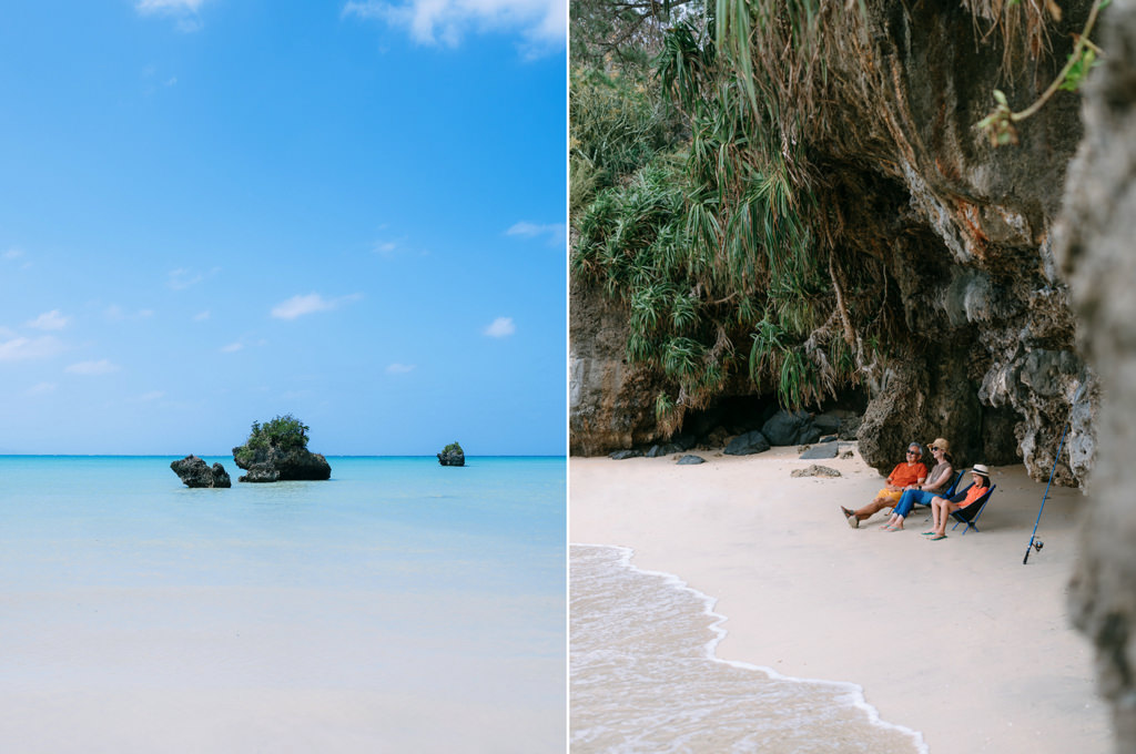 Secluded tropical beach, Ishigaki Island, Okinawa, Japan