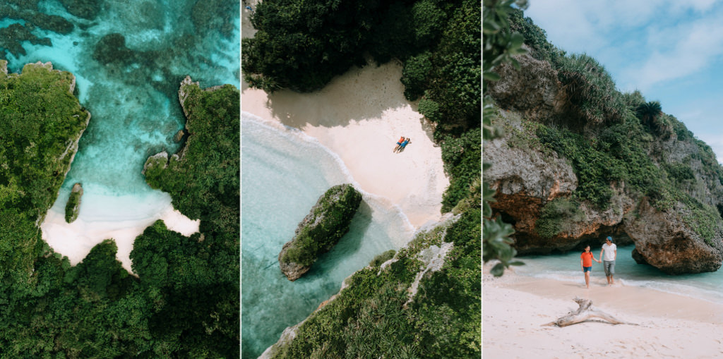 Secret beach, Irabu Island of Miyako Islands, Okinawa, Japan