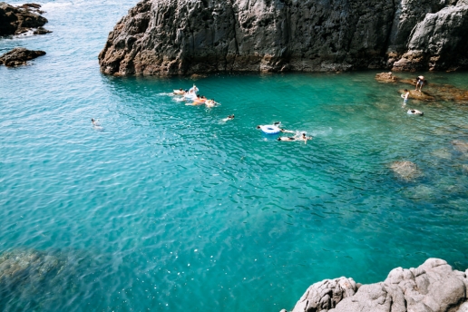 Great snorkeling spot, Kozushima Island of Tokyo