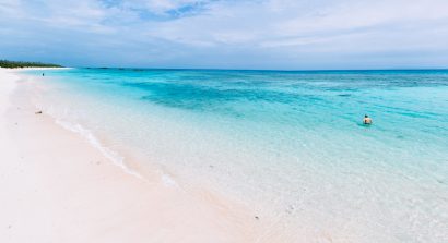 White sand tropical beach of southern Japan, Hateruma Island, Okinawa