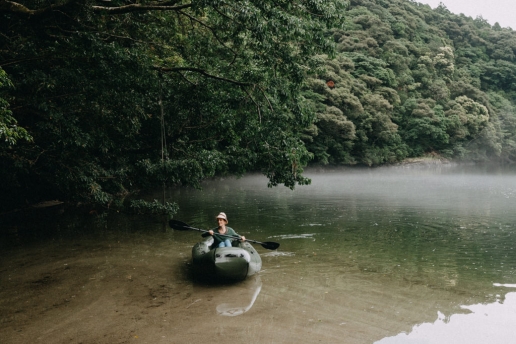 Yakushima river kayaking, Kagoshima, Japan